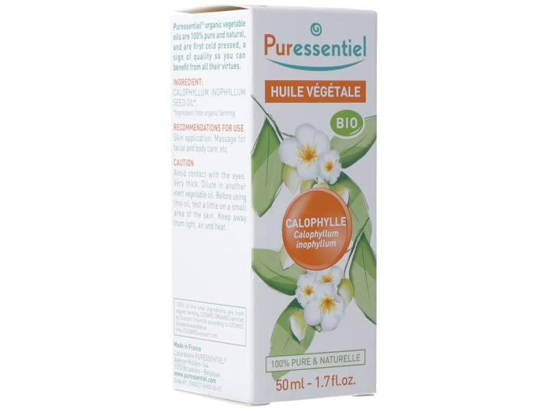 PURESSENTIEL huile végétale calophylle bio 50 ml