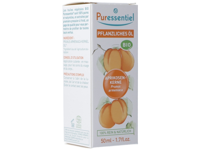 PURESSENTIEL huile végétale noy abricot bio 50 ml