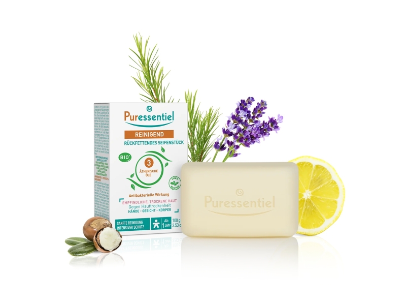 PURESSENTIEL savon solide assainissant 100 g