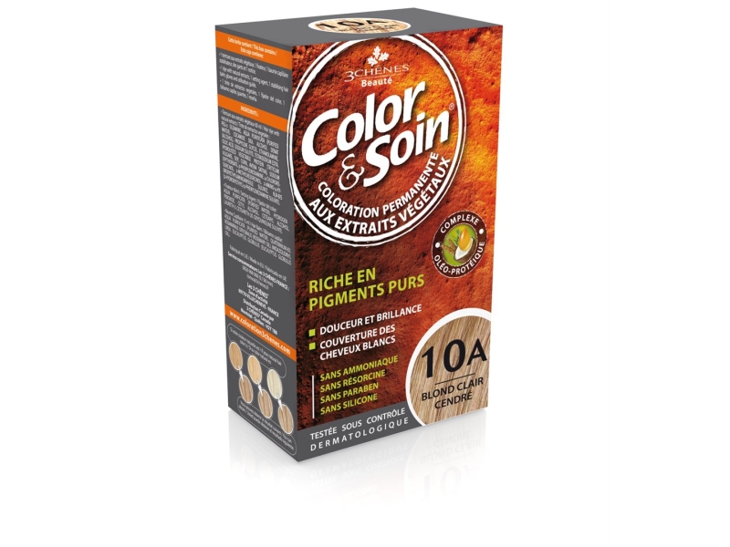 COLOR & SOIN Coloration 10A blond cla cendr 135 ml