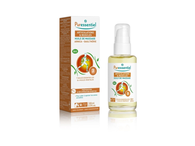 PURESSENTIEL huile massage musc arn-gau bio 200 ml