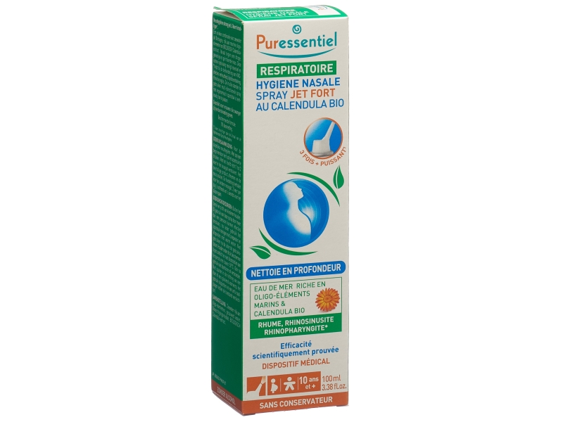 PURESSENTIEL spray hygiène nasale jet fort 100 ml