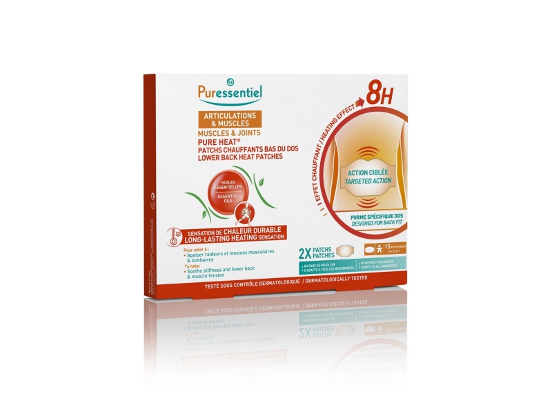 PURESSENTIEL patch pure heat arti & muscles 2 pce