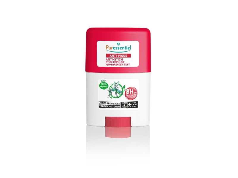 PURESSENTIEL Anti-pique stick répulsif zones tropicales 20 ml
