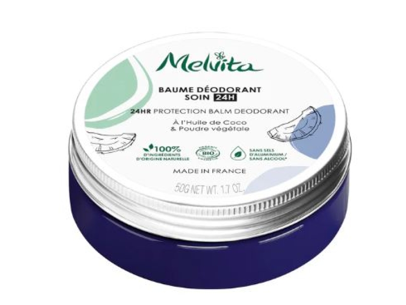 MELVITA Corps Baume déodorant soin 24h 50 g