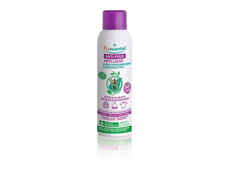 PURESSENTIEL anti-poux spray environnement 150ml