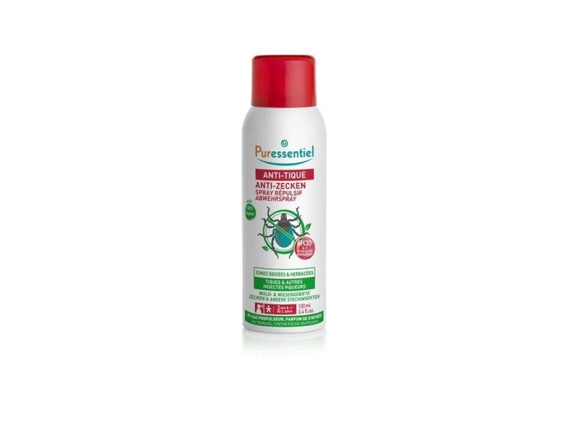 PURESSENTIEL anti-tiques spray répulsif 100ml