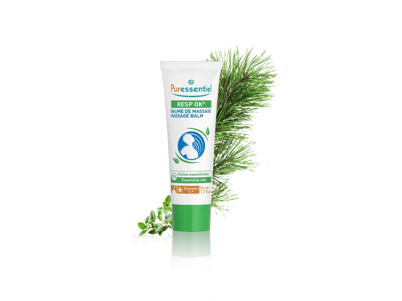 PURESSENTIEL baume massage respi OK 50ml