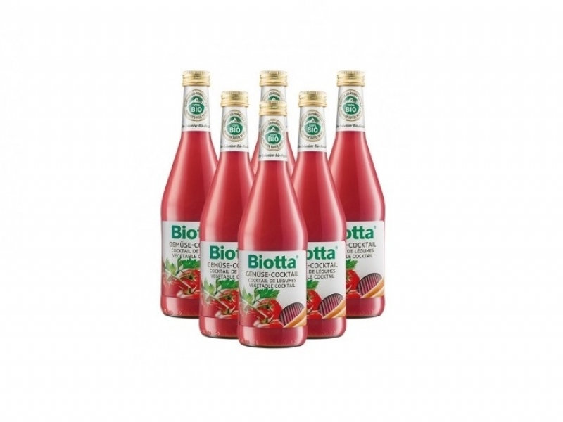 BIOTTA Cocktail de légumes Bio 6 x 5dl