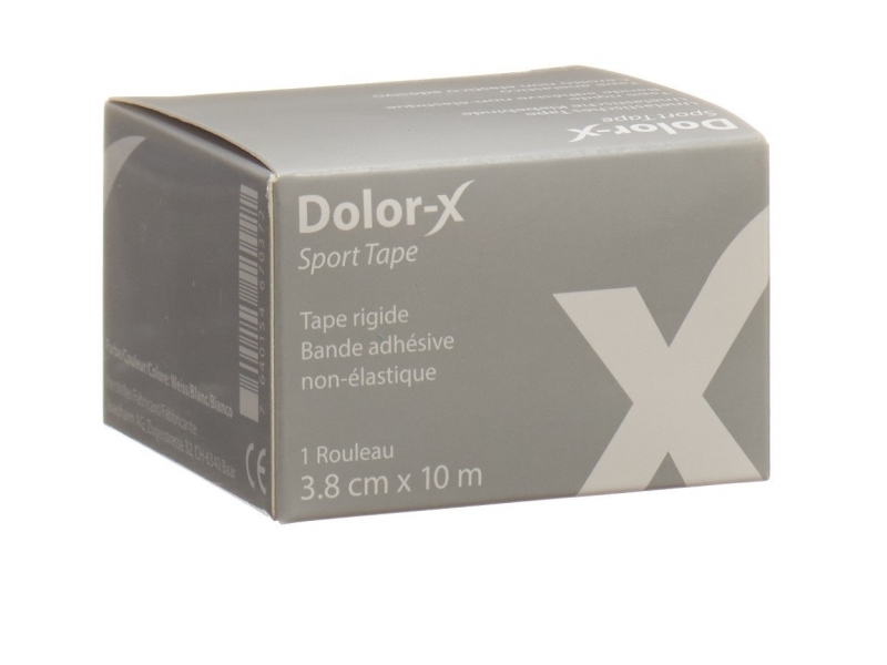 DOLOR-X Sport Tape 3.8cm x 10m blanc