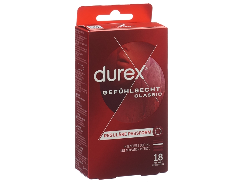 DUREX préservatif sensoriel 18 pièces