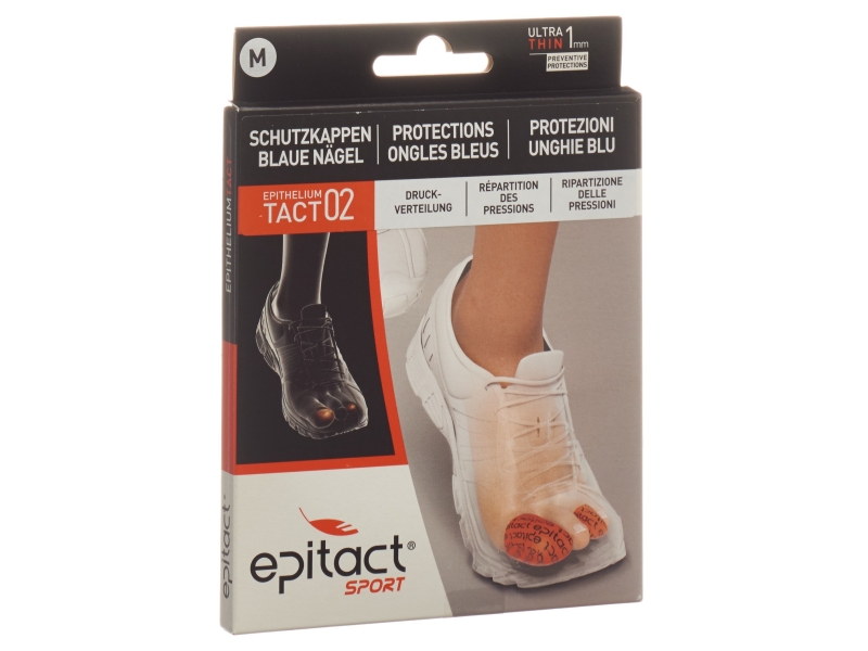 EPITACT SPORT Protections ongles bleus M 25mm 2 pièces