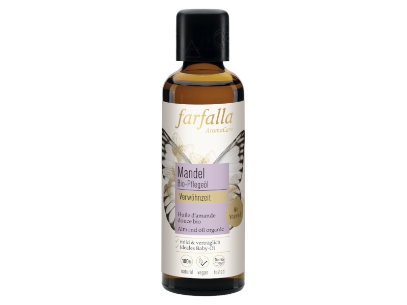 FARFALLA Huile d'amande douce bio 75 ml