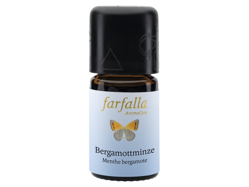 FARFALLA Menthe Bergamote huile essentielle bio flacon 5 ml