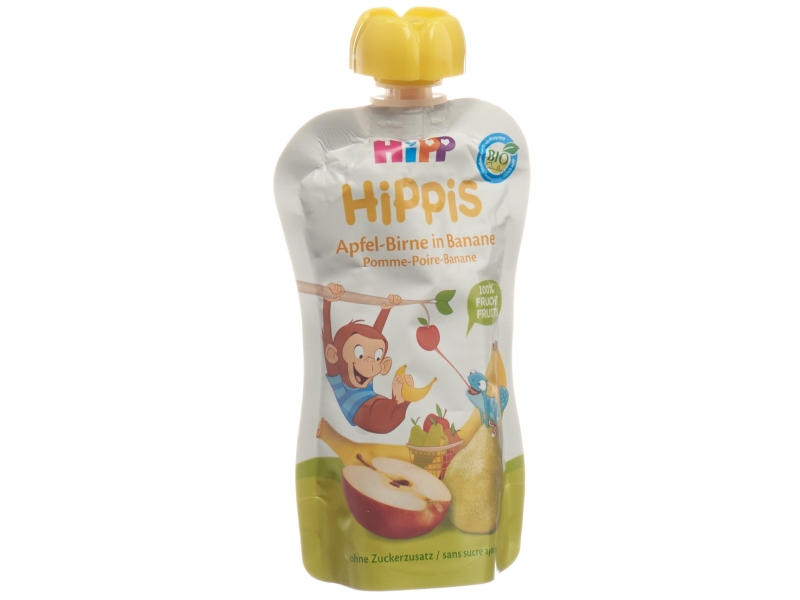 HIPP pomme-poire-banane Anton Affe 100 g