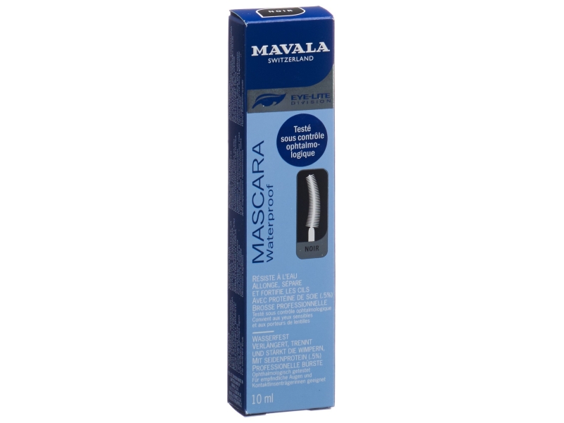 MAVALA mascara waterproof noir new formule 10 ml