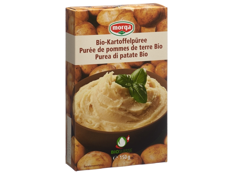 MORGA purée pommes de terre bio bourgeon 150 g