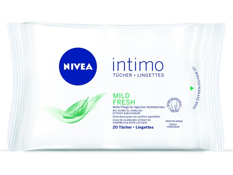 NIVEA Intimo Fresh lingettes 20 pièces