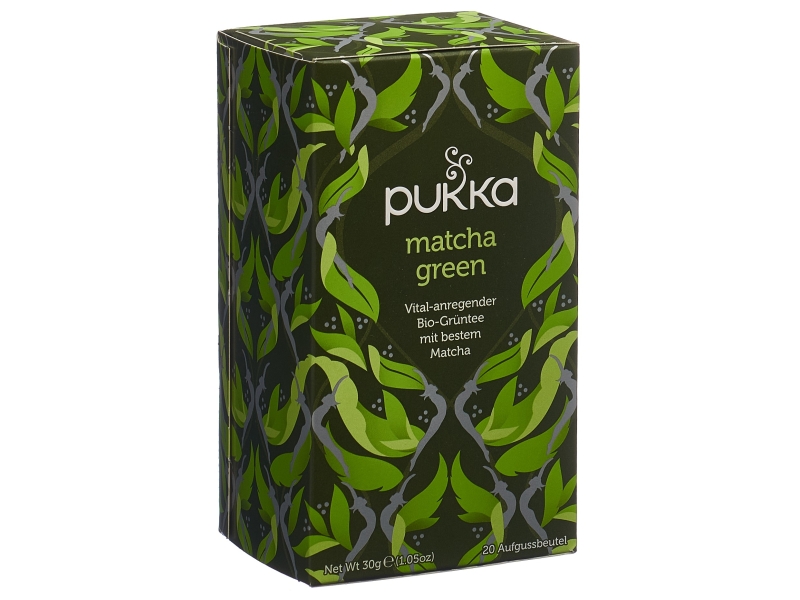 PUKKA Matcha Green Tee Bio sachet 20 pièces
